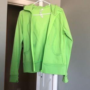 Green Lulu lemon jacket